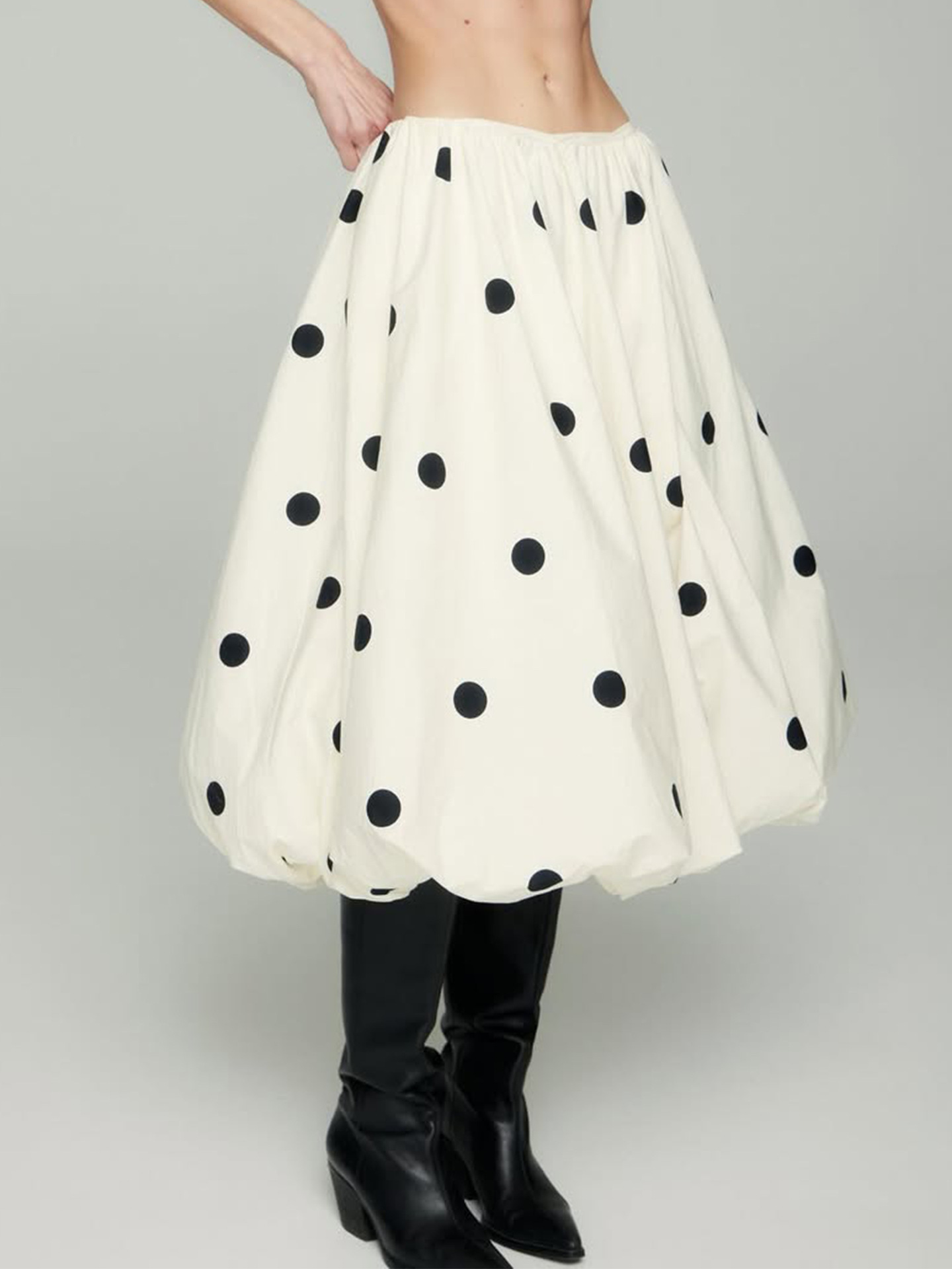 Women 2 Piece Polka Dot Dress  - огляд і ціна Midi Dress