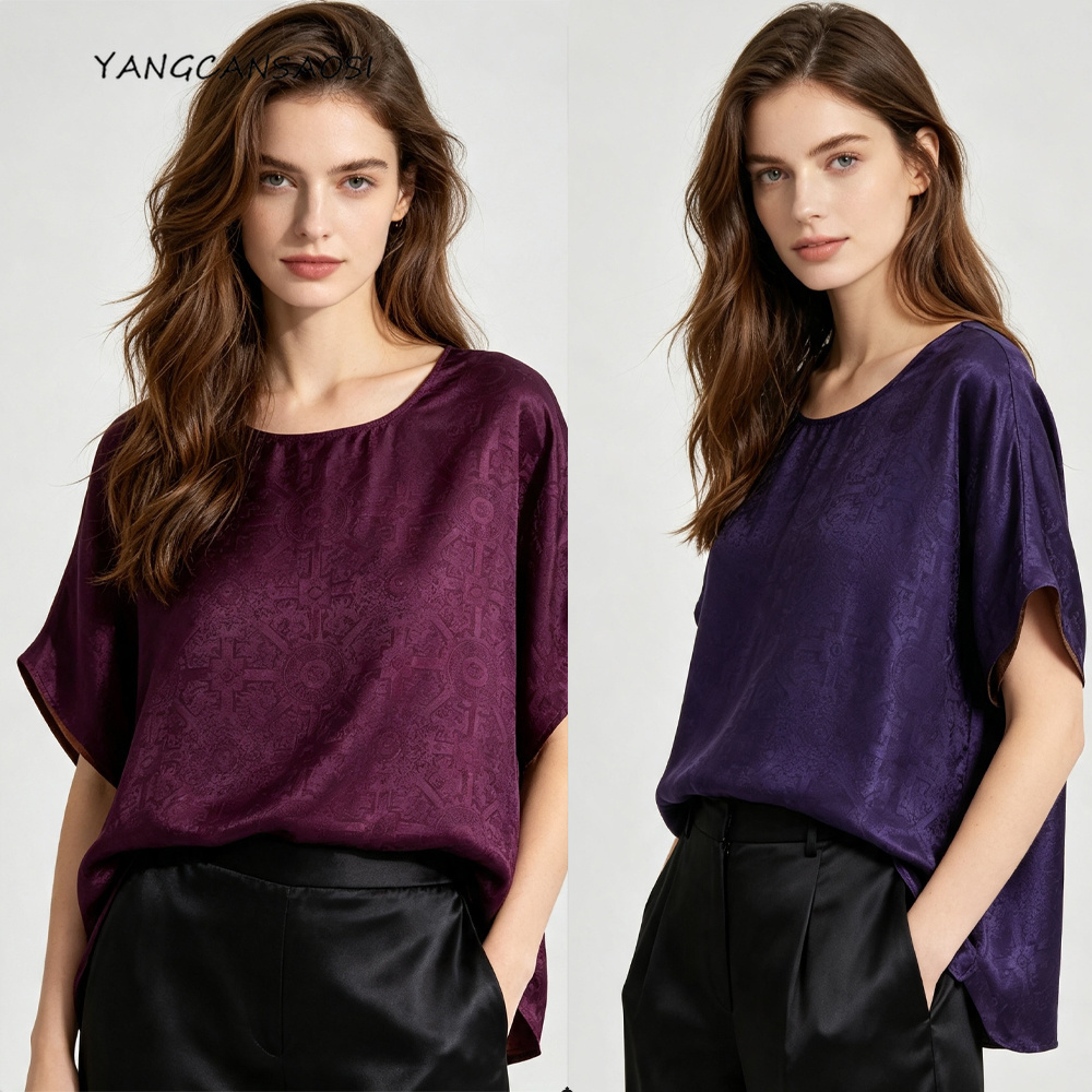 Plus Size Women's Casual Summe - огляд і ціна Silk Blouse