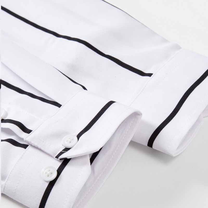 Men's Striped Dress Shirt Long - огляд і ціна Formal Dress