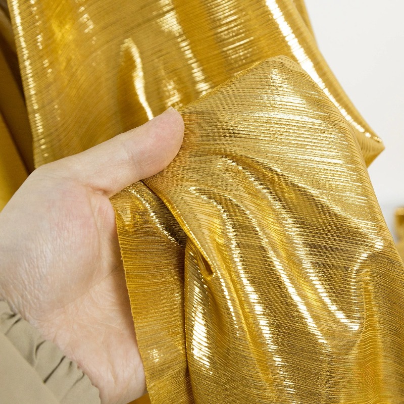 Golden Yellow Ribbed Knit Fabr - огляд і ціна Evening Gown