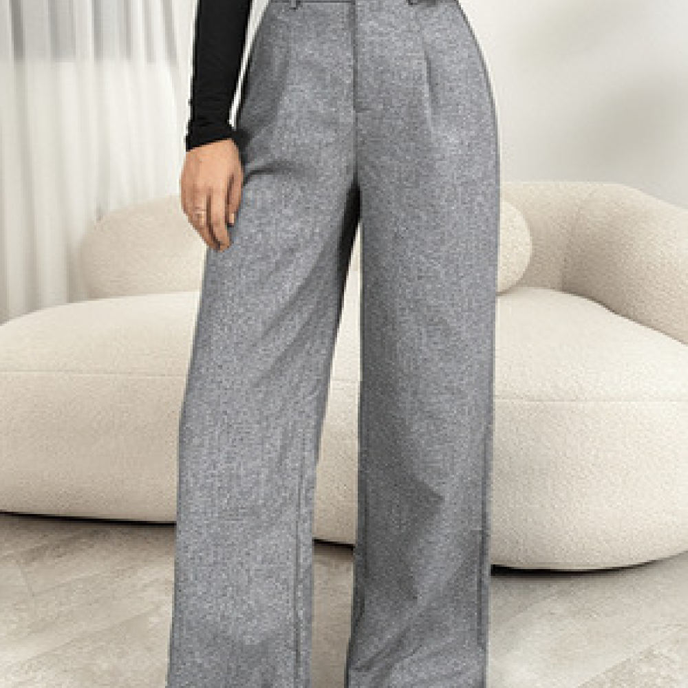Women Wide Leg Suit Pants High - огляд і ціна Tailored Trouser Wide