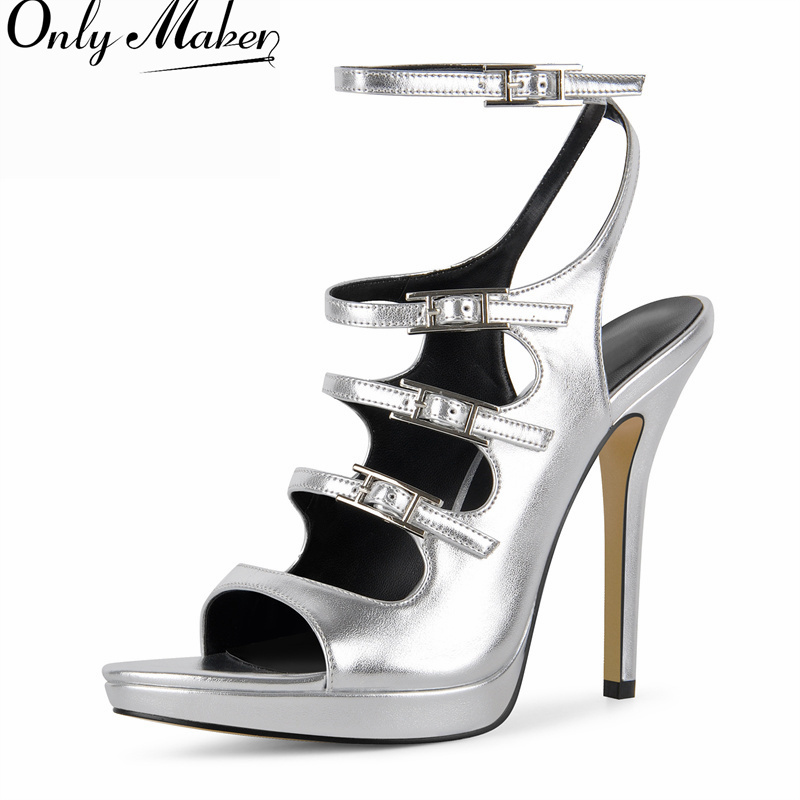 Onlymaker Women Silver Stilett - огляд і ціна Formal Dress